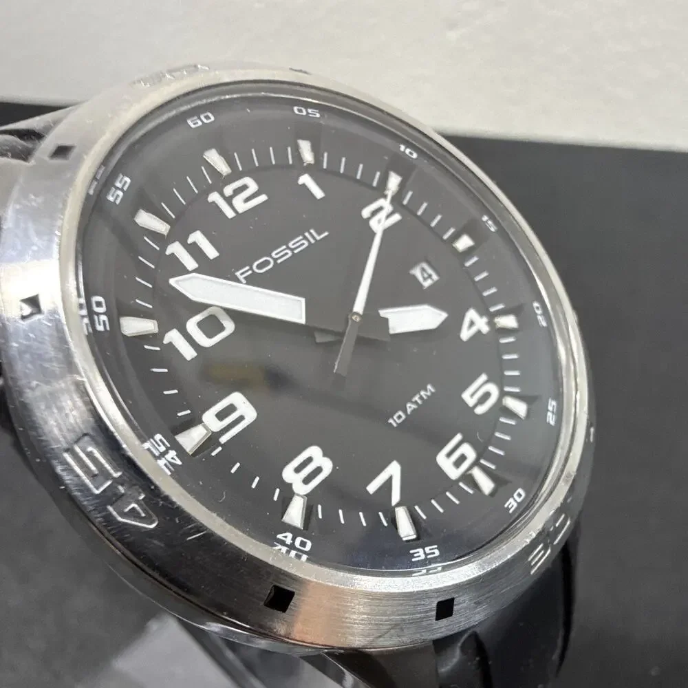 Fossil Men’s Wristwatch AM-4239 New Battery! Runs excellent!